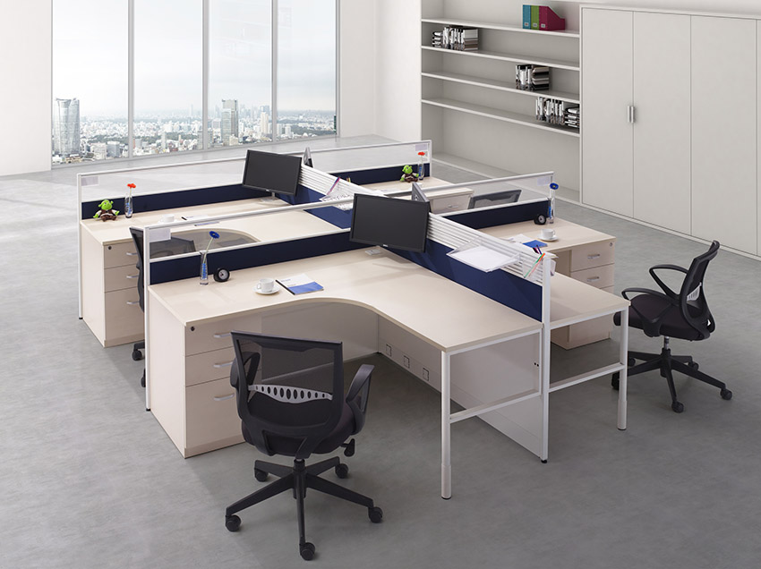 現(xiàn)代簡約轉(zhuǎn)角四人屏風隔斷辦公桌 屏風工作位 屏風卡位廠家定制 現(xiàn)代簡約轉(zhuǎn)角四人屏風隔斷辦公桌 屏風工作位 屏風卡位廠家定制