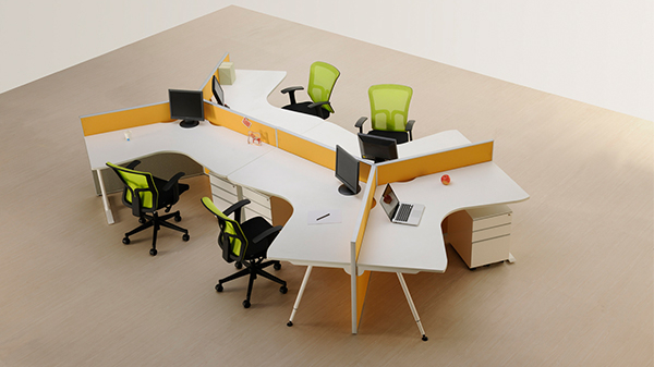 時尚異型六人轉角屏風辦公桌隔斷工作卡位 時尚異型六人轉角屏風辦公桌隔斷工作卡位